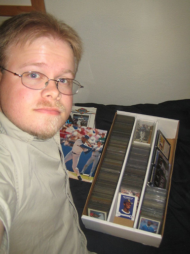 Me and my Griffey card collection!
