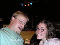 Erin and I at the show