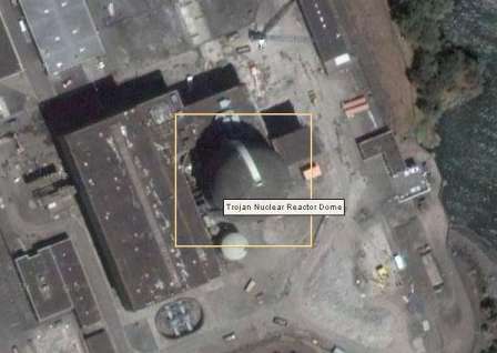 Trojan Nuclear Power Plant from Wikimapia