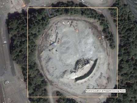 Trojan Nuclear Power Plant from Wikimapia