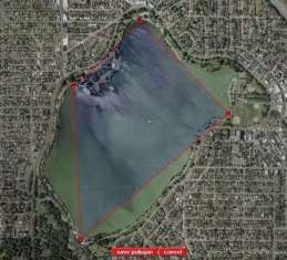 Seattle's Green Lake in Polygons