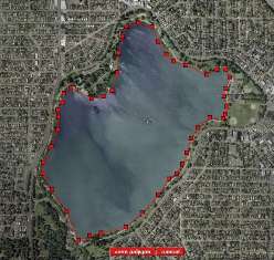 Seattle's Green Lake in Polygons